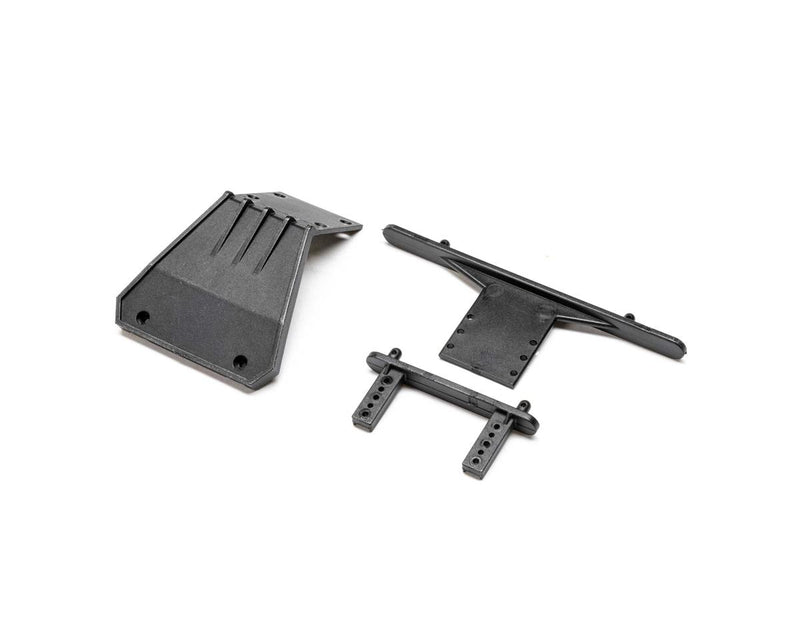 LOS211031 Losi Bumper, Body Mounts, Mini JRXT