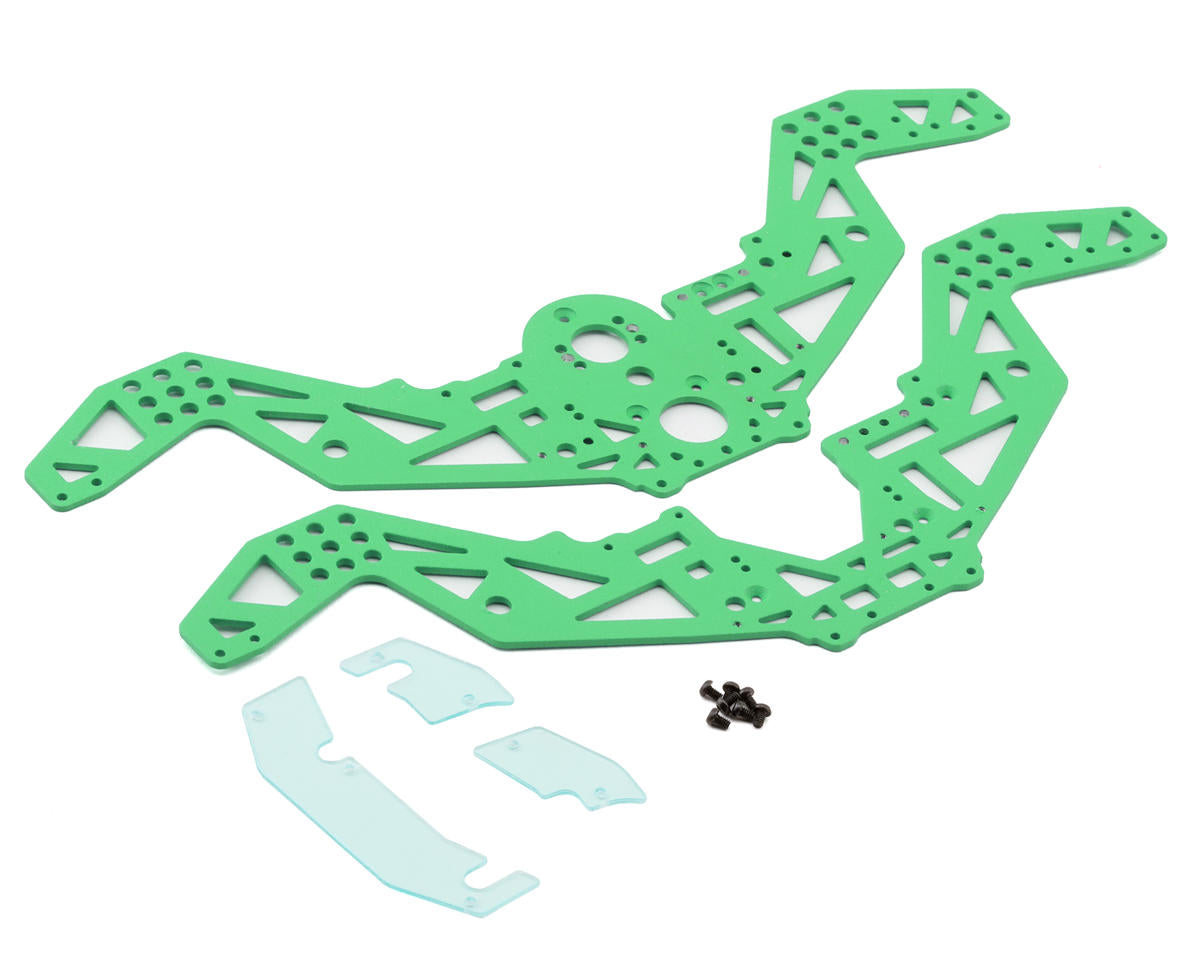 LOS211052 Losi Chassis Plate Set, Green, Mini LMT Losi
