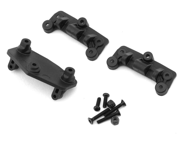 LOS212036 Losi Upper 4-link Mount and Servo Plate, Mini LMT