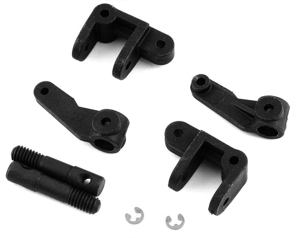 LOS214021 Losi Spindle, Caster Block and Front Axle Set, Mini JRX2