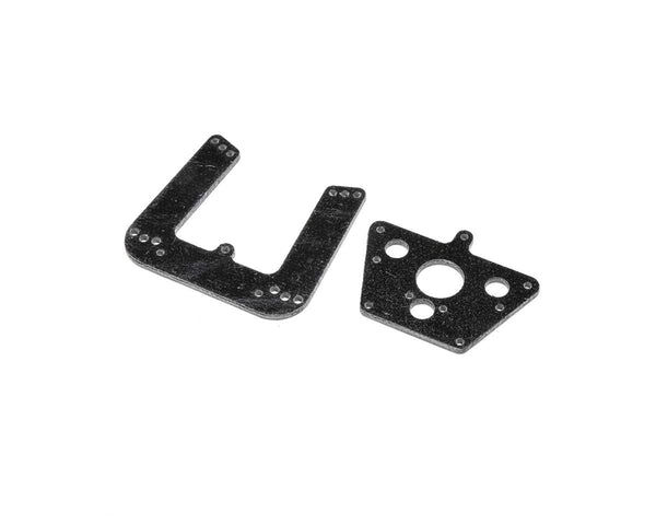 LOS214026 Losi Front and Rear Shock Towers, Mini JRXT