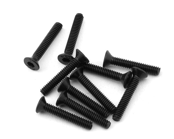 LOS215003 Losi M2x12mm Flat Head Screws, 10pcs