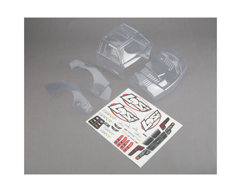 LOS230009 Losi Body Set, Clear, Baja Rey