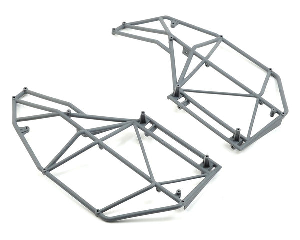 LOS230039 Losi Roll Cage, Side, Left & Right, Gray, Rock Rey