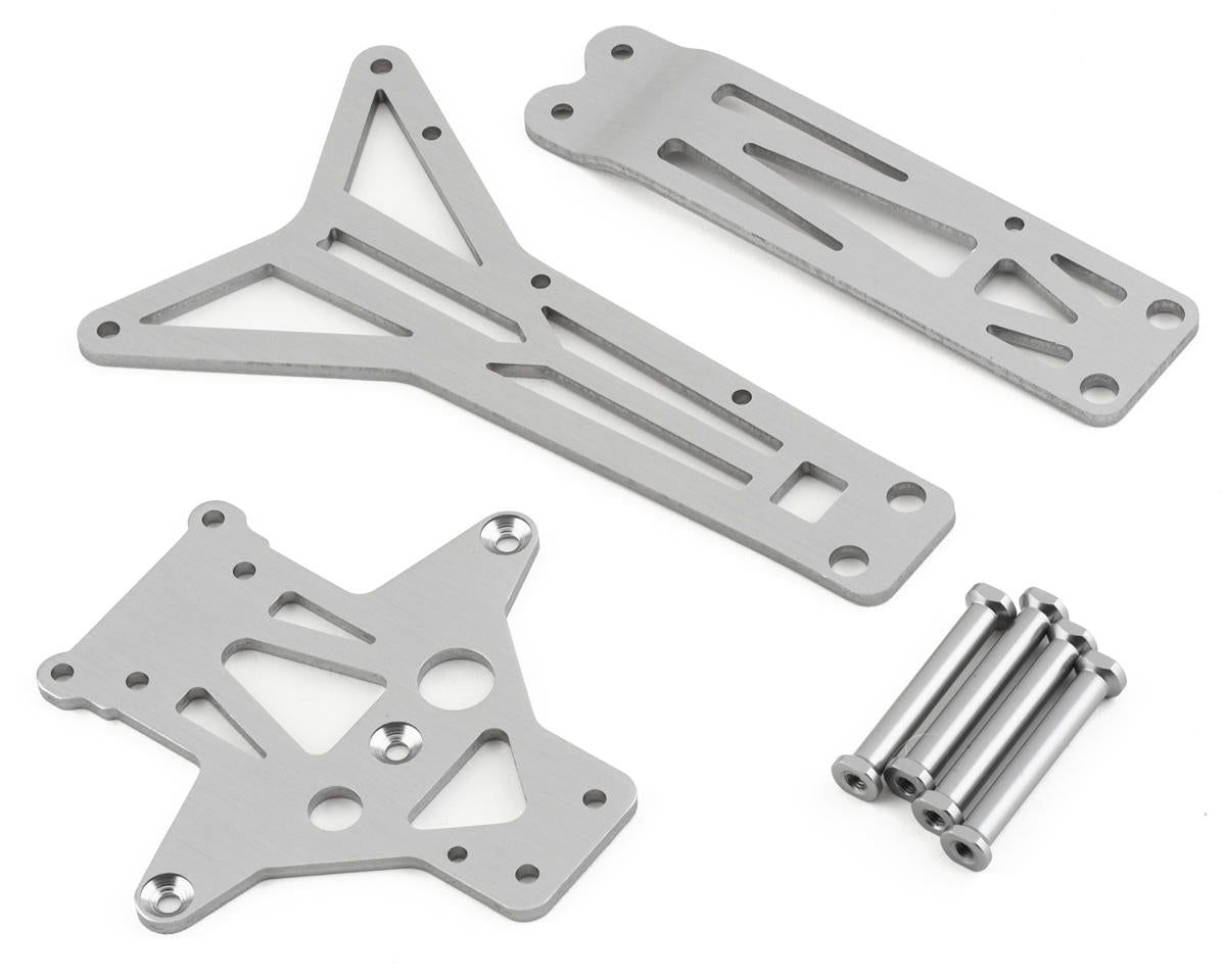 LOS230105 Losi Top Chassis Brace and Standoffs, Front/Rear, RZR Rey Losi