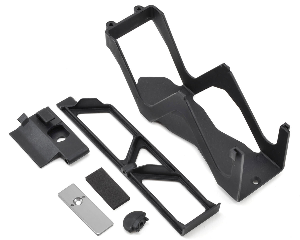 LOS231006 Losi Battery Tray, Door, Lock, 2S Spacer, Baja Rey Losi