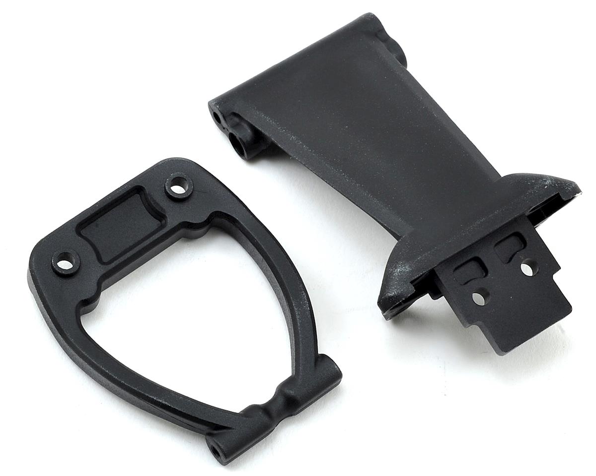 LOS231021 Losi Front Bumper/Skid Plate & Support - Rock Rey Losi