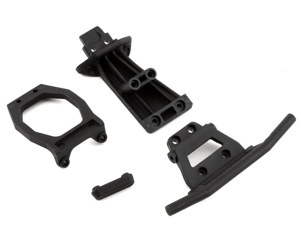 LOS231086 Losi Front Bumper, Brace and Skid Plate, Hammer Rey