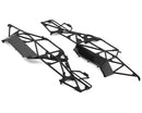 LOS231087 Losi Cage, Side, Sliders and Mirrors, Hammer Rey Losi