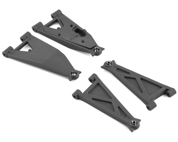 LOS234053 Losi Front Suspension Arm Set, Gray, RZR Rey