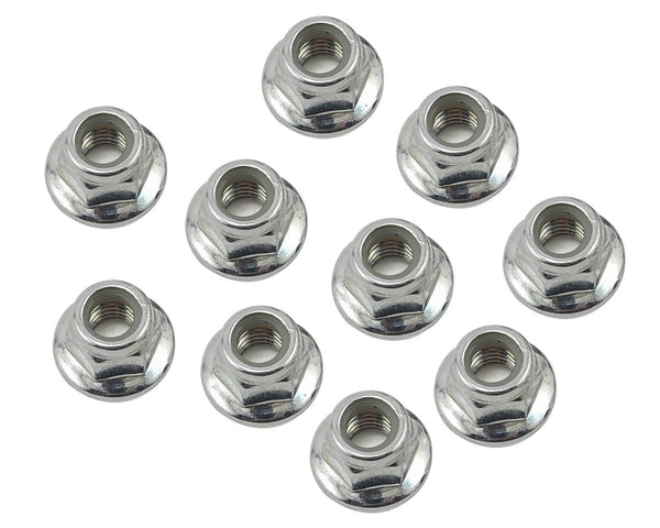 LOS235015 Losi M5x0.8 Serrated Flanged Locknut, 10pcs, DBXL 2.0