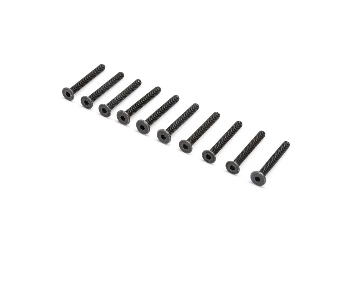 LOS235037 Losi M2.5 x 20mm Flat Head Screws, 10pcs Losi