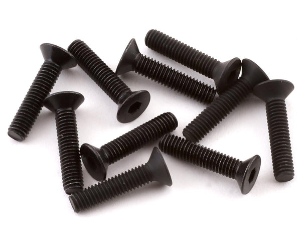 LOS235178 Losi M3 x 14mm Flat Head Screws, 10pcs