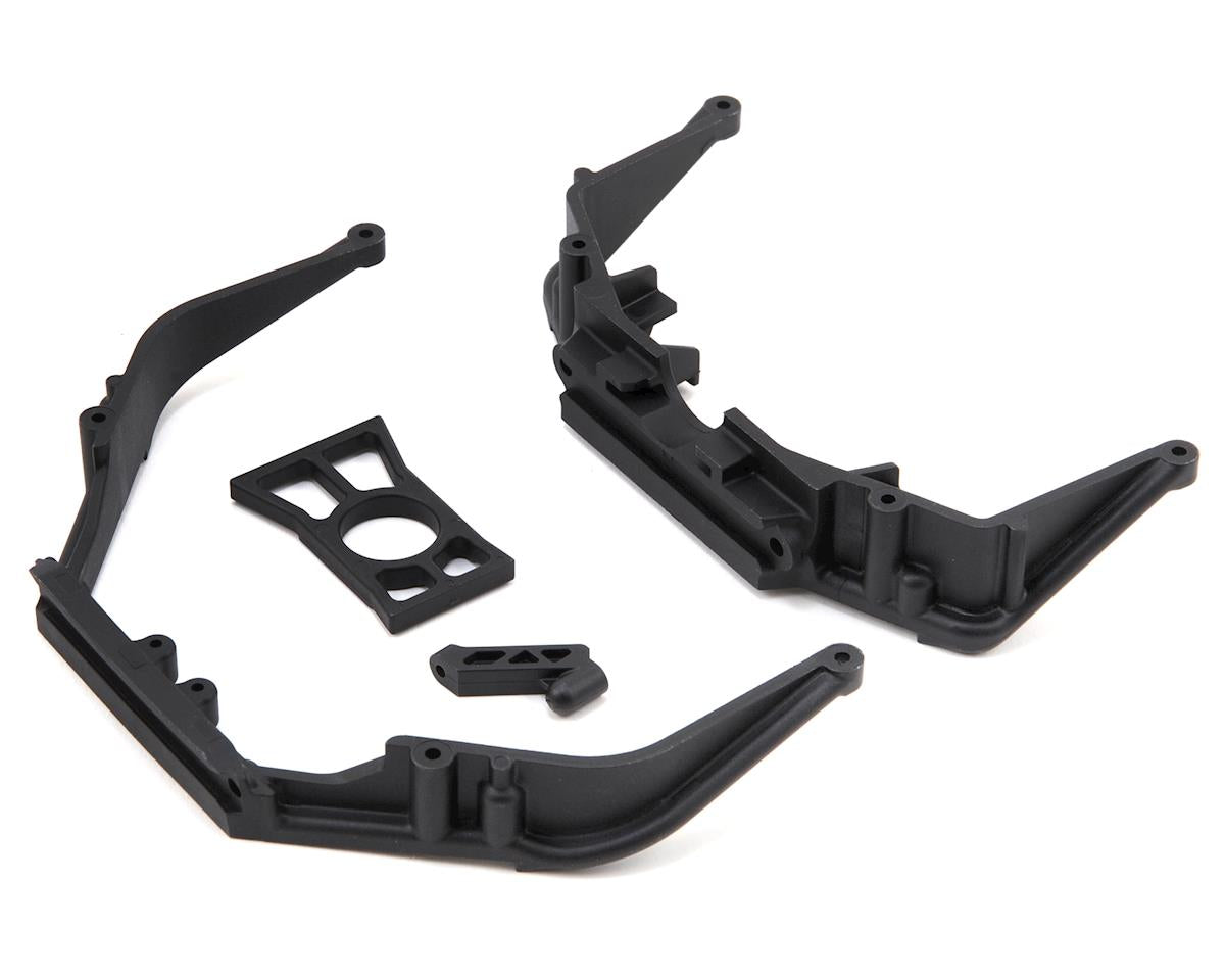 LOS241017 Losi Front/Rear Chassis Brace Set & Diff Retainer Ring- LST 3XL-E Losi