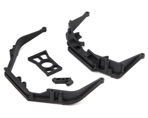 LOS241017 Losi Front/Rear Chassis Brace Set & Diff Retainer Ring- LST 3XL-E