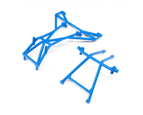 LOS241048 Losi Blue Top and Upper Cage Bars, LMT