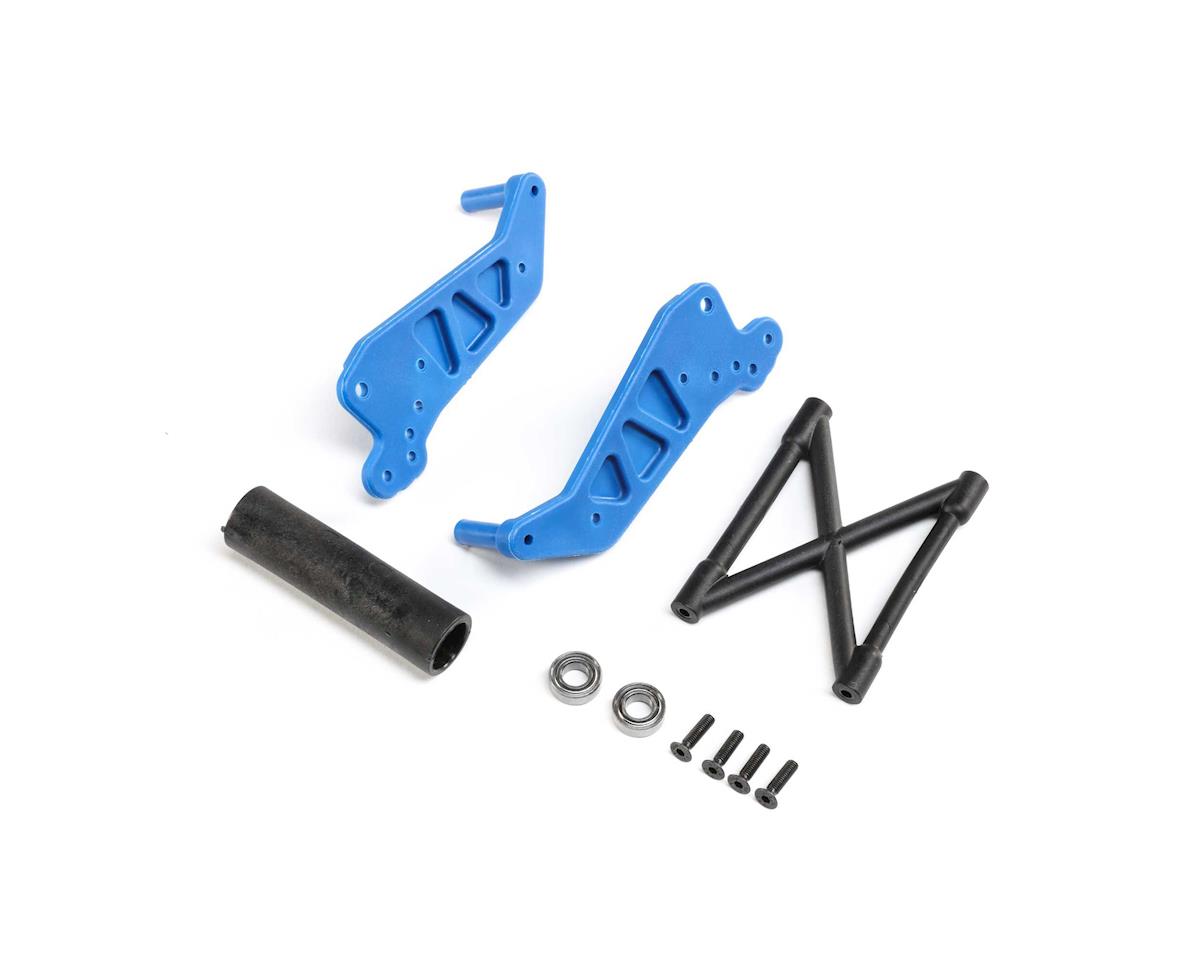 LOS241053 Losi Blue Wheelie Bar Set, LMT Losi