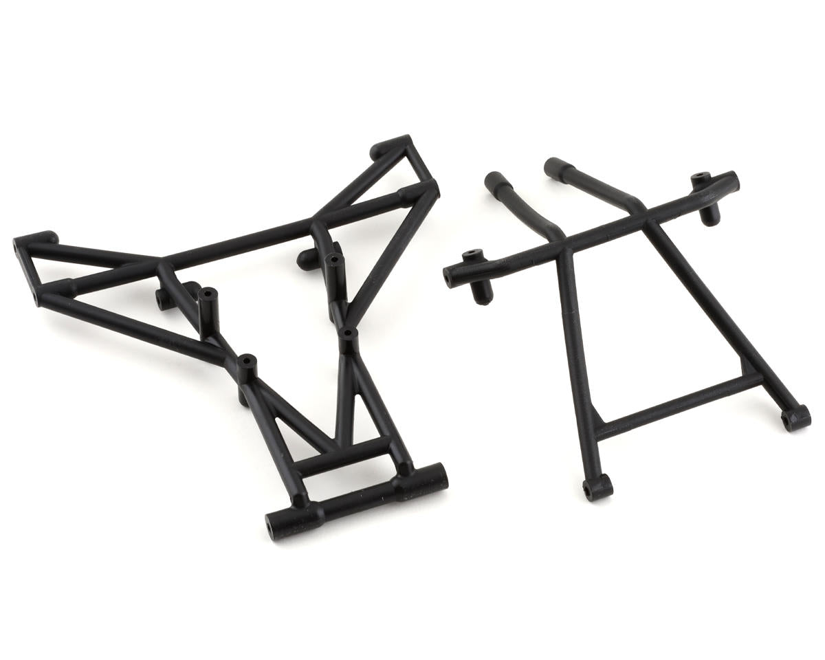 LOS241055 Losi Front and Upper Cage Bars, Black, LMT Mega Losi
