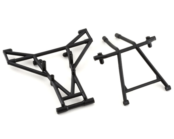 LOS241055 Losi Front and Upper Cage Bars, Black, LMT Mega