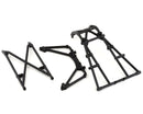LOS241056 Losi Rear Cage and Hoop Bar, Black, LMT Mega Losi