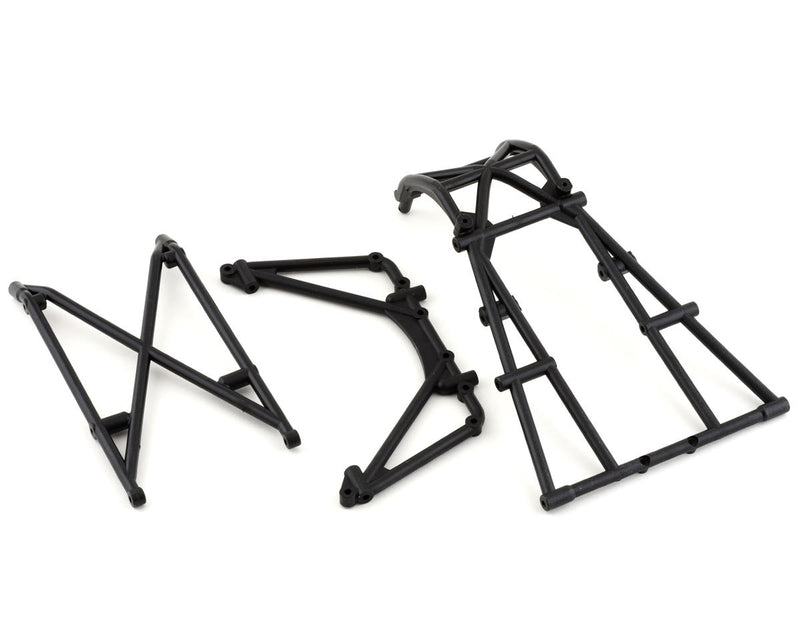 LOS241056 Losi Rear Cage and Hoop Bar, Black, LMT Mega