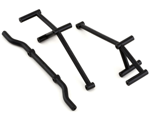 LOS241057 Losi Rear Cage Body Support, Black, LMT Mega