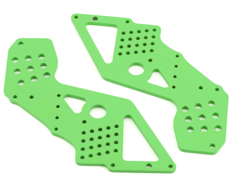 LOS241059 Losi Front Chassis Plate, Green, 2pcs, King Sling