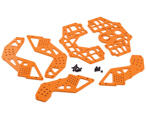 LOS241061 Losi Chassis Set, Orange, Bog Hog