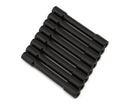 LOS241072 Losi Black Aluminium Crossbar, End Plates, 8pcs, LMT, Tuned LMT Losi