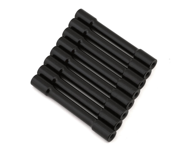 LOS241072 Losi Black Aluminium Crossbar, End Plates, 8pcs, LMT, Tuned LMT