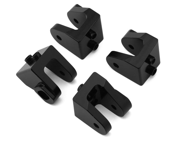 LOS244018 Losi Black Aluminium Lower 4-link Mounts, 4pcs, LMT, Tuned LMT