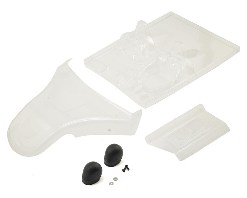 LOS250018 Losi Body Set with sticker sheet, Clear- DBXL-E