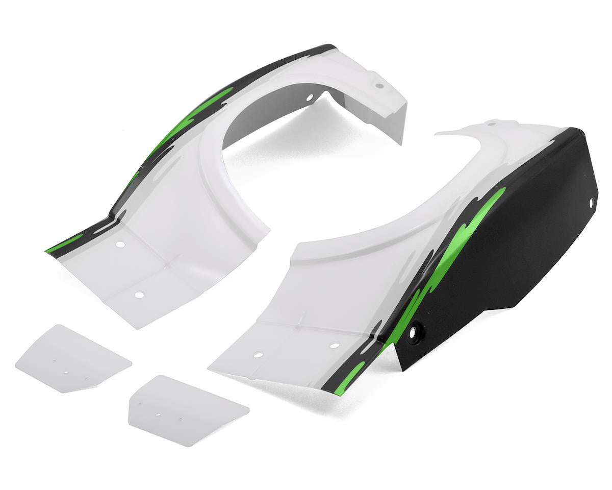 LOS250027 Losi L/R Rear Fender Set, Black, Super Baja Rey Losi