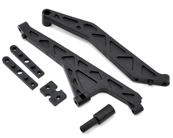 LOS251037 Losi FR/RR Chassis Brace & CNTR Diff Spacer, MTXL