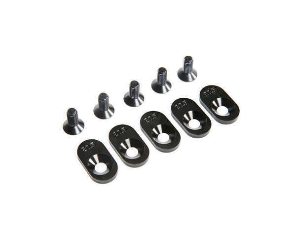 LOS252104 Losi Engine Mount Insert and Screws, Black, 20.5T, 5ive-T 2.0