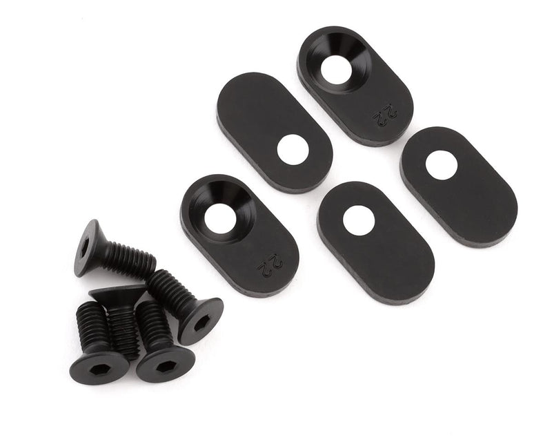 LOS252107 Losi Engine Mount Insert and Screws, Black, 22T, 5ive-T 2.0