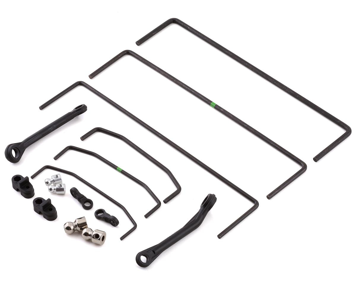 LOS254068 Losi Front & Rear Sway Bar Set, 3pcs, SBR 2.0 Losi