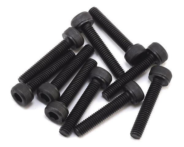 LOS255009 Losi Cap Head Screws, Stl, BO, M3 x 16mm (10)