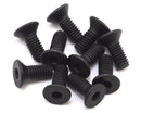 LOS255016 Losi Flat Head Screws, Stl, BO, M4 x 10mm (10) Losi