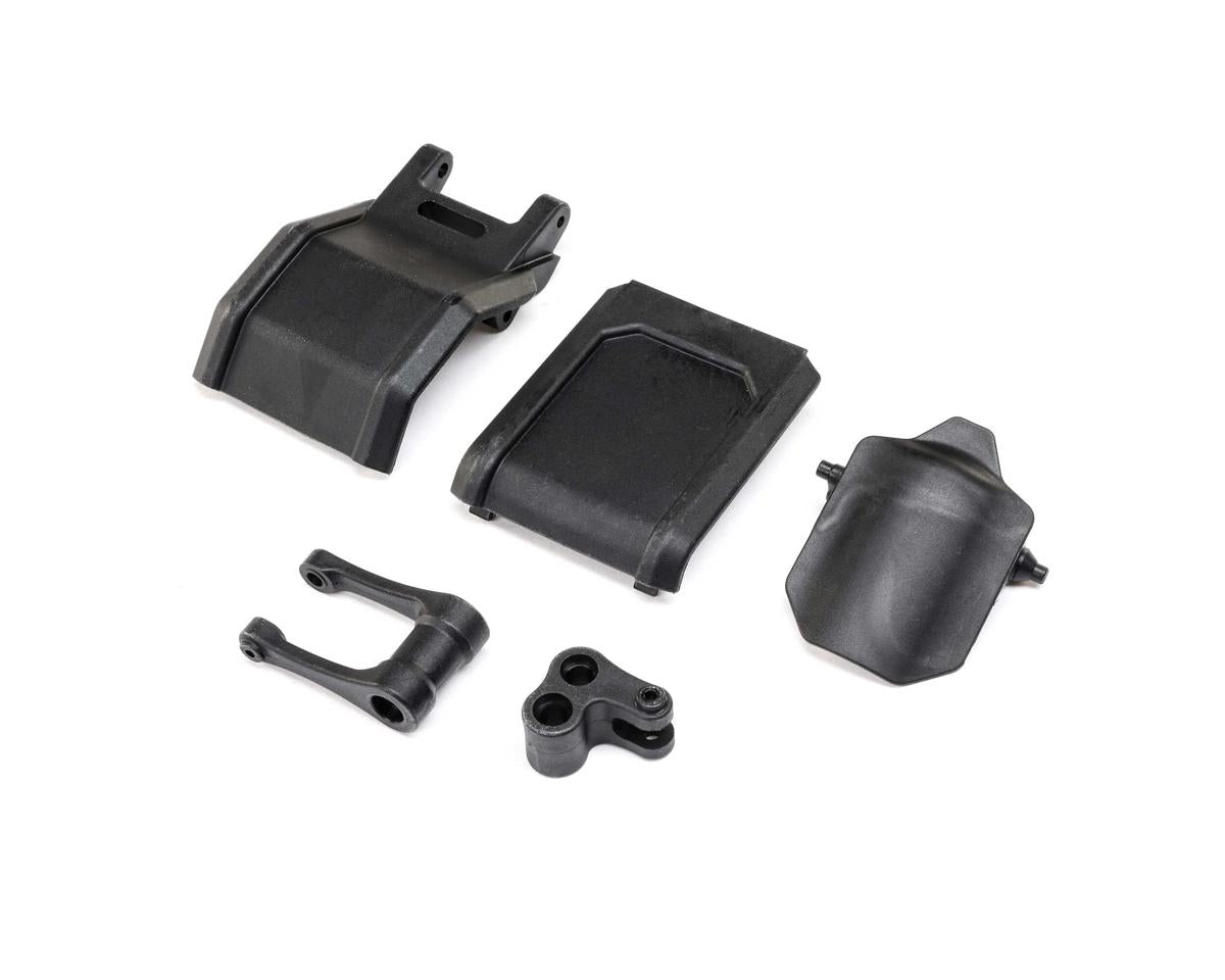 LOS264001 Losi Pull Rod, Knuckle and Skid Plates, ProMoto-MX Losi