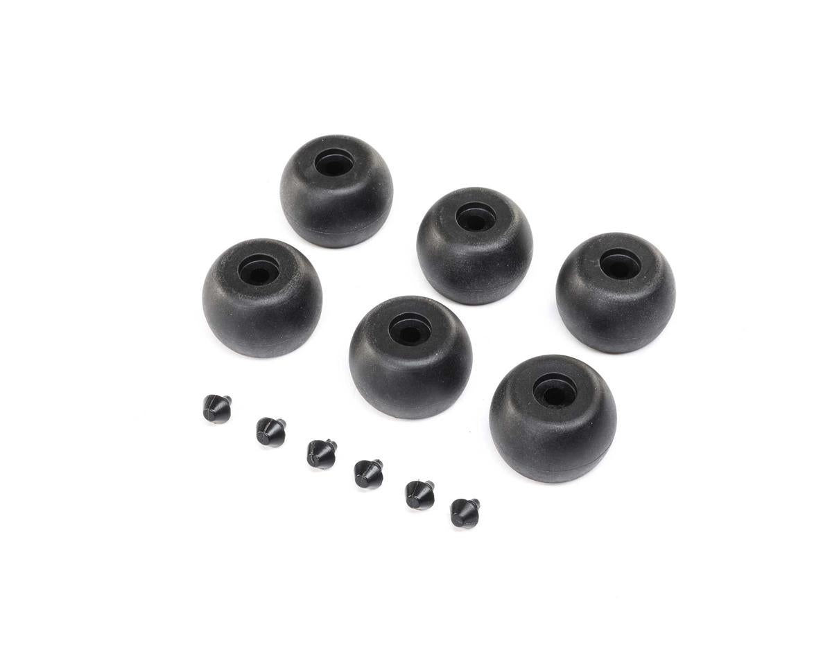 LOS264003 Losi Lean Bar Wheels and Stops, 6pcs, ProMoto-MX Losi