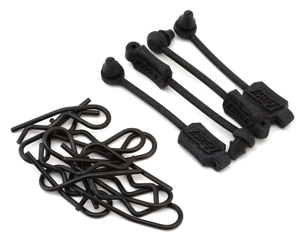 LOS266000 Losi 10pc Body Clip Pack with 4pc Clip Leash, ProMoto-MX