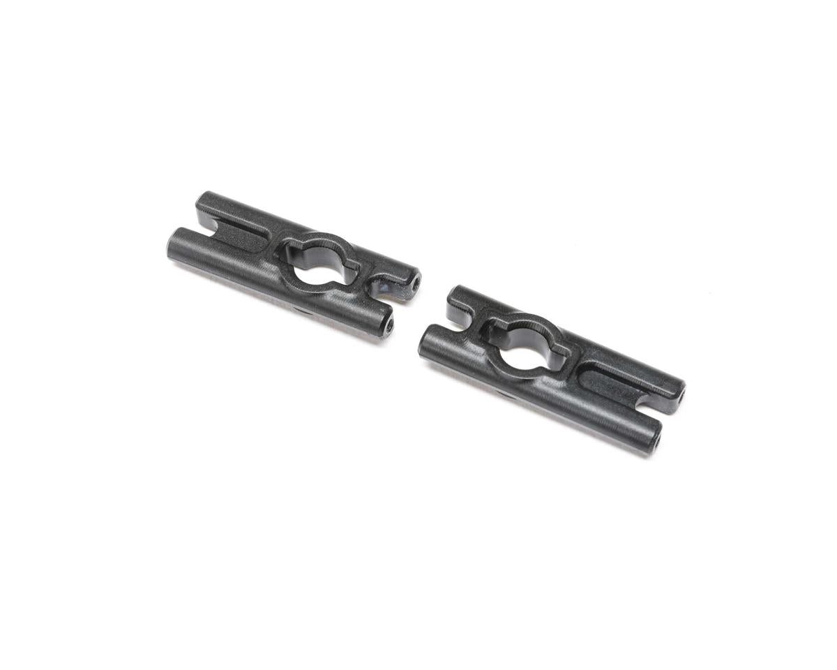 LOS311014 Losi Body Mount Cross Bar, Black Aluminium, 2pcs, Mini LMT Losi
