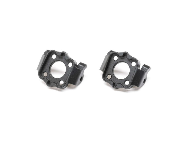 LOS314008 Losi 0-Deg Spindle Carrier Set, Black Aluminium, Mini LMT