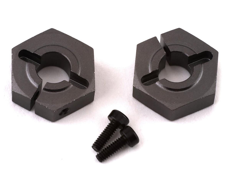 LOS332005 Losi Clamping Front Wheel Hexes, Aluminum, 22S