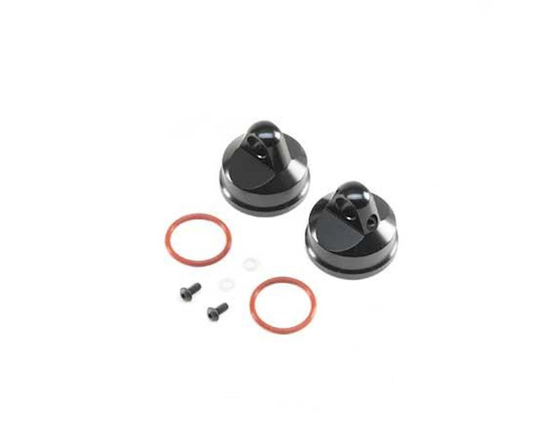 LOS343000 Losi Shock Cap, Aluminum, Black (2)- LST/2, 3XL-E