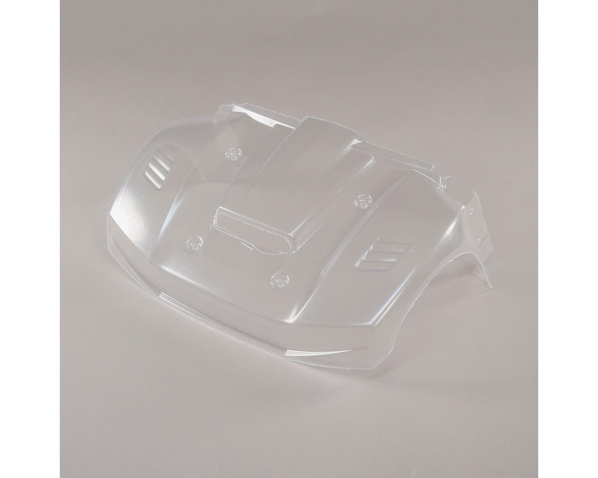 LOS350005 Losi Front Hood section, Clear, 5ive-T 2.0 Losi
