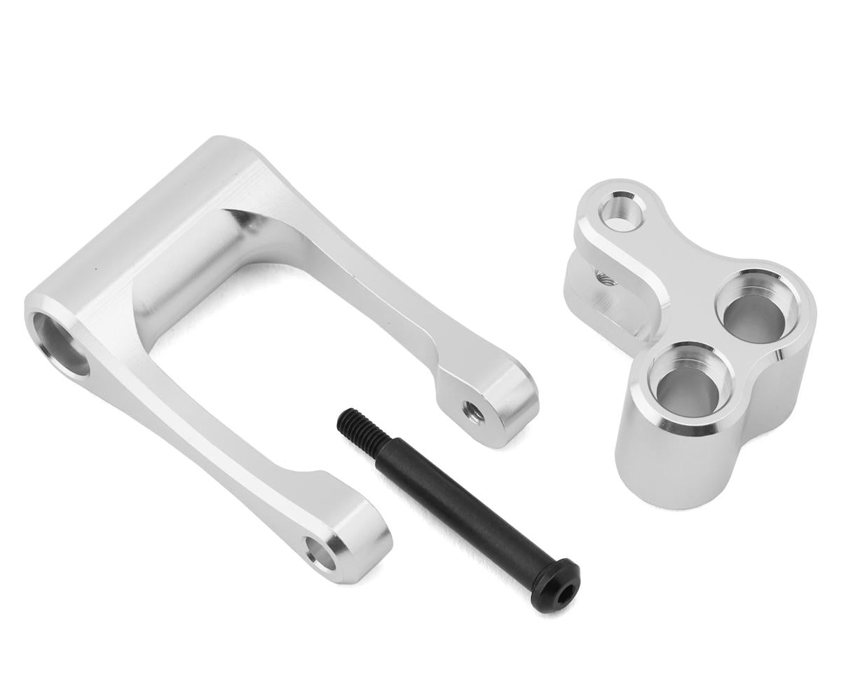 LOS364001 Losi Aluminium Knuckle and Pull Rod, Silver, ProMoto-MX Losi