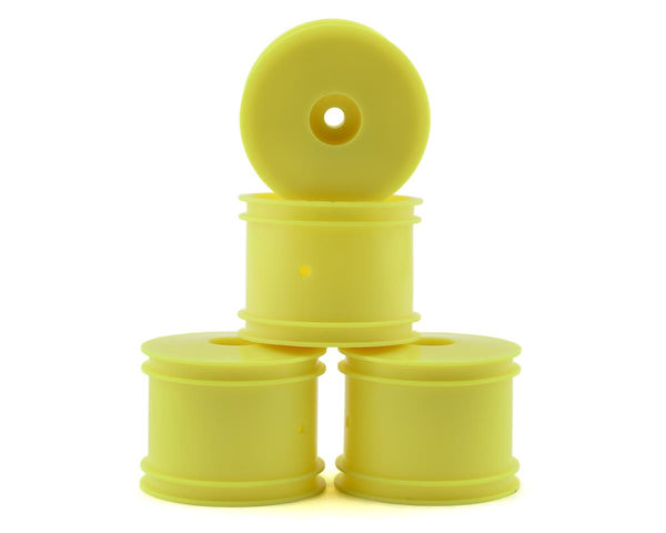 LOS41011 Losi FR/RR Wheel, Yellow, 4pcs, Mini-T 2.0