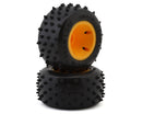 LOS41031 Losi 6 Row Rear Tires, Mounted, Orange, 2pcs, Mini JRXT Losi